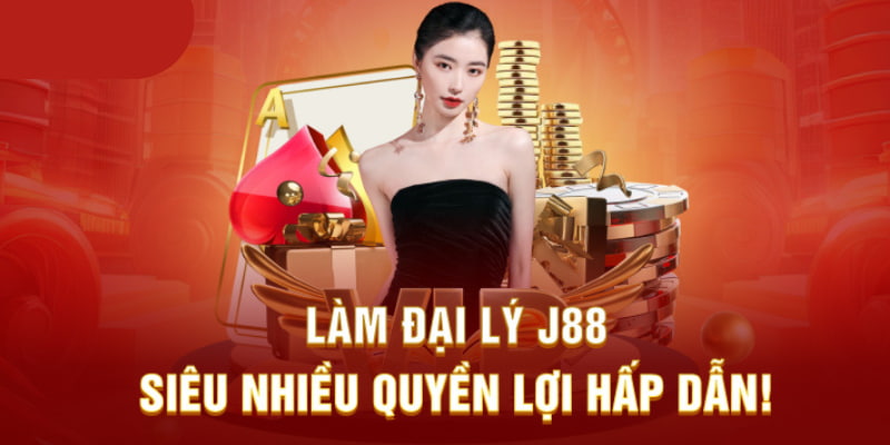 Ăn tiền hoa hồng khủng khi làm đại lý của nhà cái J88